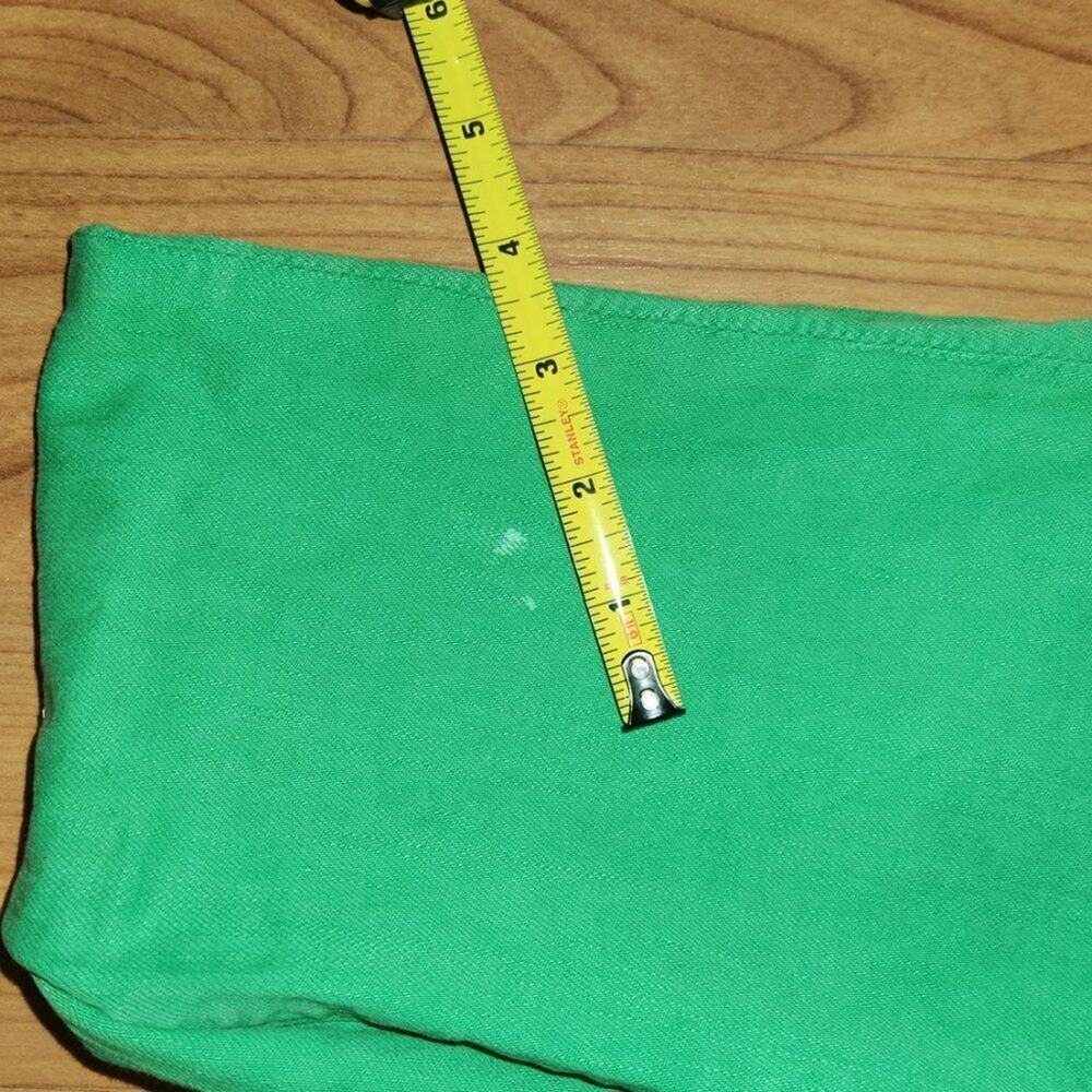 Kate Spade Bright Green Play Hooky Perry Street Denim Capris || Sz 27 GUC - Picture 8 of 15